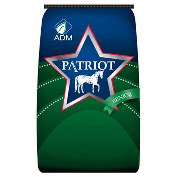 Adm Alliance Nutrition ADM Alliance Nutrition 80029AAA24 50 lbs. Patriot Senior Complete Horse Feed 197986